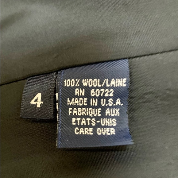 NWOT Burberrys’ of London navy wool pinstripe jkt - Picture 4 of 7